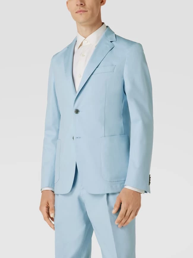 Schlussverkauf ❤️ BOSS Slim Fit Anzug Modell 'Hanry' - Hellblau ? – Bild 4