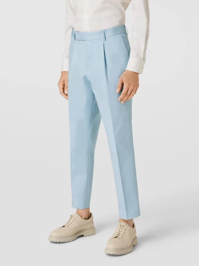 Schlussverkauf ❤️ BOSS Slim Fit Anzug Modell 'Hanry' - Hellblau ? – Bild 7