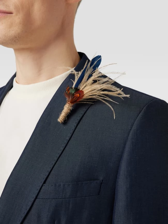 Angebote ? CG - Club Of Gents Sakko Mit Reverskragen - Blau ? – Bild 3