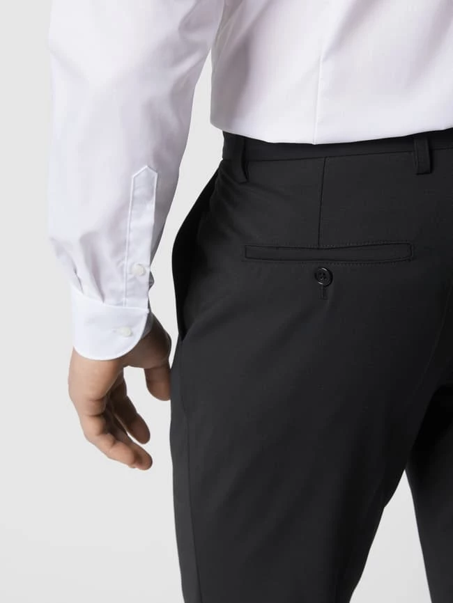 Neu ? CG - Club Of Gents Hose Mit Seitlichen Eingrifftaschen Modell 'Cedric' - Schwarz ⌛ – Bild 3