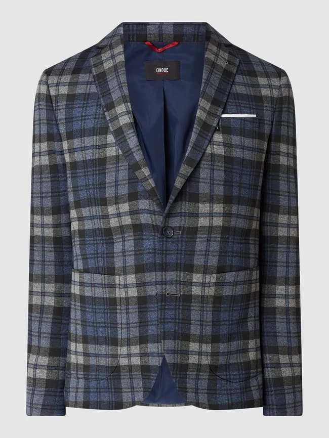 Bester Verkauf ? Cinque Slim Fit 2-Knopf-Sakko Mit Stretch-Anteil Modell 'Cidati' - Blau ? – Bild 2