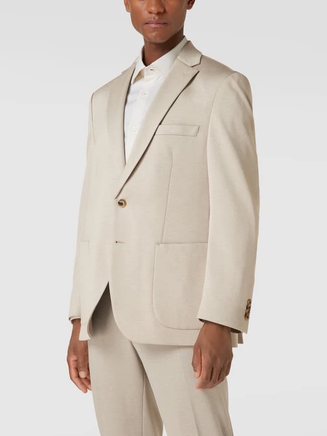 Aktion ? Christian Berg Men Sakko Mit Eingrifftaschen - Beige ? – Bild 4