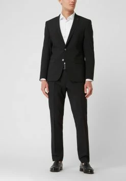 Auslauf ? Roy Robson Slim Fit Anzug Mit 2-Knopf-Sakko - Schwarz ?