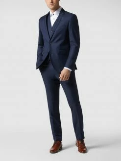Besorgen ? CG - Club Of Gents Slim Fit 2-Knopf-Sakko Aus Schurwolle - 'Savile Row' - Blau ❤️