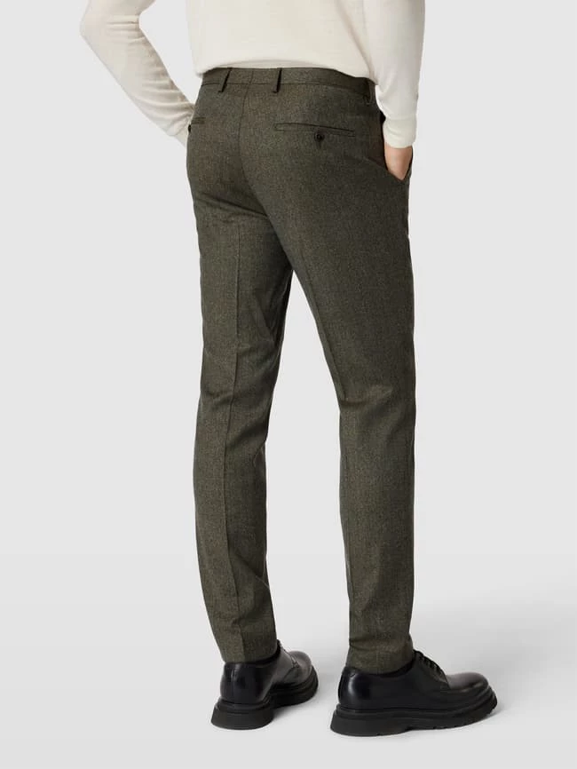 Billig ⭐ CG - Club Of Gents Hose Mit Bügelfalten Modell 'Cruz' - Olivgrün ? – Bild 5