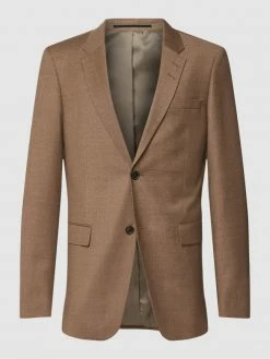 Auslauf ✔️ Tiger Of Sweden Sakko Mit Kissing Buttons Modell 'Jerretts' - Hellbraun ?