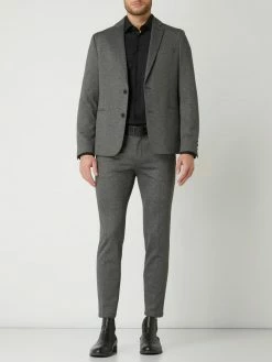 Großhandel ? Drykorn Slim Fit 2-Knopf-Sakko Mit Stretch-Anteil Modell 'Hurley' - Mittelgrau ✨