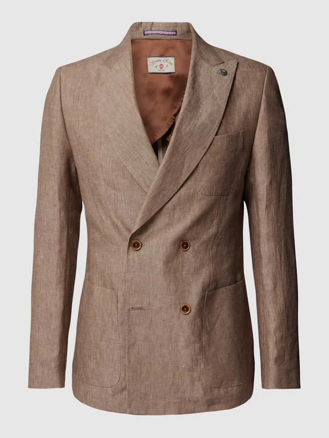 Neu ? CG - Club Of Gents Sakko Aus Leinen - Hellbraun ? – Bild 2
