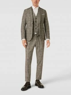 Bestpreis ? CG - Club Of Gents Weste Mit Karomuster Modell 'Morley' - Beige ?