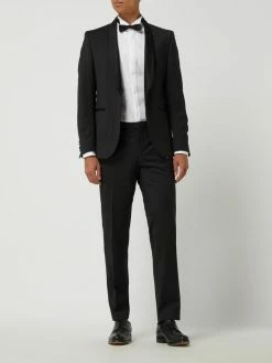 Am billigsten ? CG - Club Of Gents Slim Fit Smokingjacke Aus Schurwolle Modell 'Princeton' - Schwarz ?