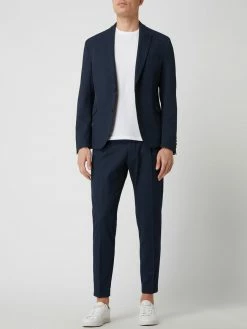Am billigsten ? Drykorn Regular Fit 2-Knopf-Sakko Mit Stretch-Anteil Modell 'Malo' - Marineblau ?