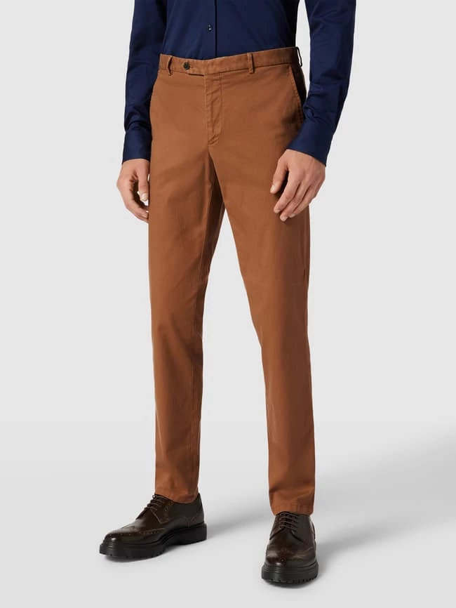 Neu ? Tommy Hilfiger Anzug Mit Strukturmuster Modell 'Garment' - Camel ⌛ – Bild 7