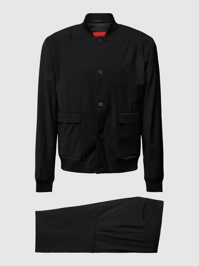 Blitzangebot ? HUGO Anzug Mit Label-Details Modell 'Hayson/Grayson' - Schwarz ? – Bild 2