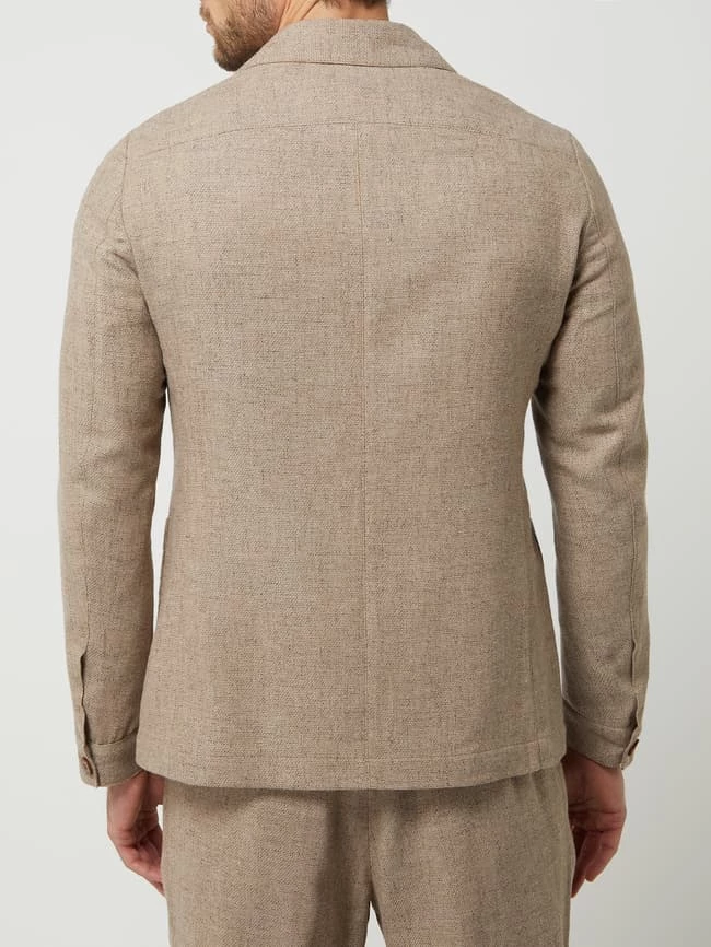 Besorgen ⭐ CG - Club Of Gents Slim Fit 1-Knopf-Sakko Mit Stretch-Anteil Modell 'Parker' - Beige ? – Bild 5