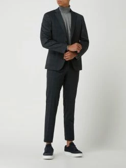 Aktion ? DIGEL Extra Slim Fit 2-Knopf-Sakko Mit Viskose-Anteil Modell 'Neel' - Marineblau ⌛