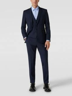 Bester Verkauf ⌛ BOSS Weste Mit Paspeltaschen Modell 'Huge Vest' - Blau ?