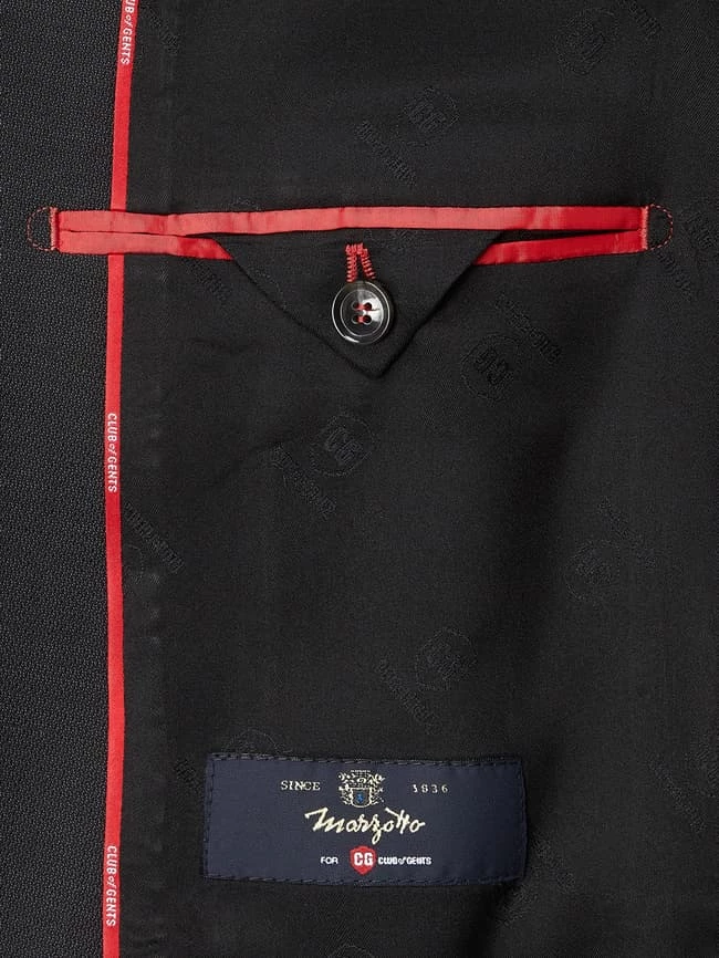 Schlussverkauf ? CG - Club Of Gents Slim Fit 2-Knopf-Sakko Mit Stretch-Anteil Modell 'Caden' - Dunkelgrau ? – Bild 4