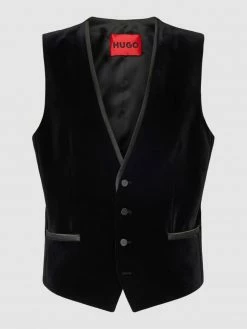 Rabatt ? HUGO Weste Mit Eingrifftaschen - Schwarz ?