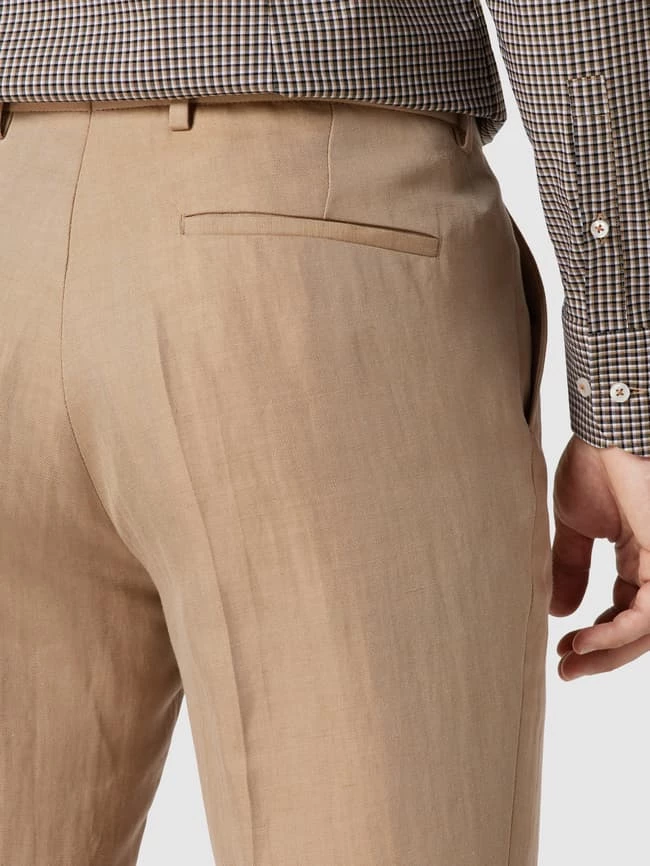 Brandneu ? CG - Club Of Gents Anzughose Mit Französischen Eingrifftaschen - Beige ? – Bild 3