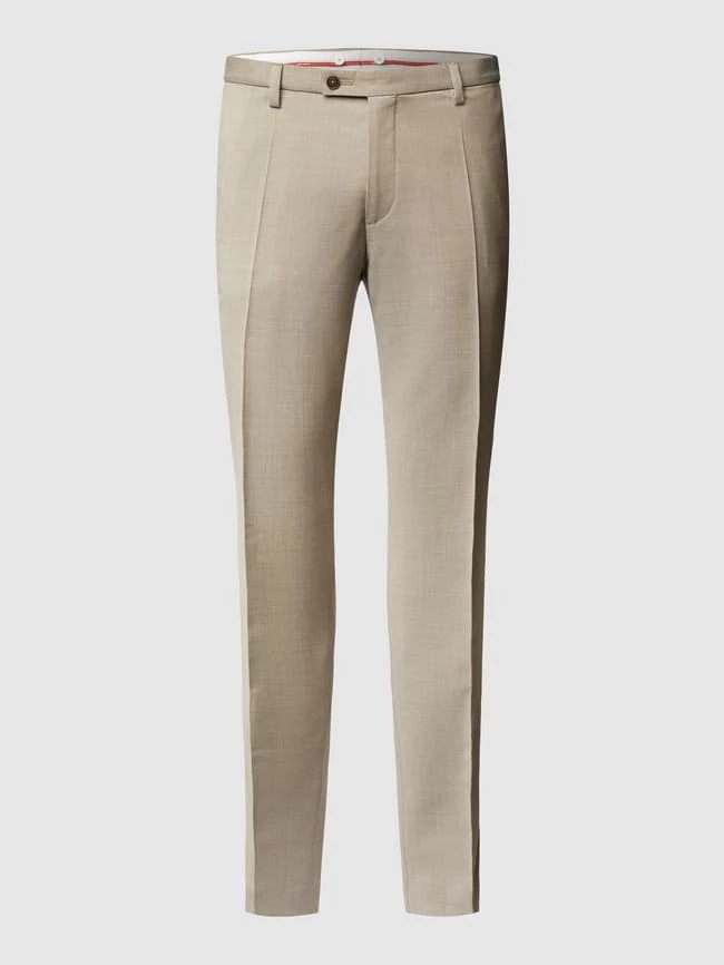 Brandneu ? CG - Club Of Gents Slim Fit Anzughose Aus Schurwolle YOUR OWN PARTY By CG – CLUB Of GENTS - Beige Meliert ? – Bild 2