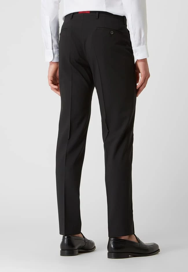 Auslauf ? Roy Robson Slim Fit Anzug Mit 2-Knopf-Sakko - Schwarz ? – Bild 5