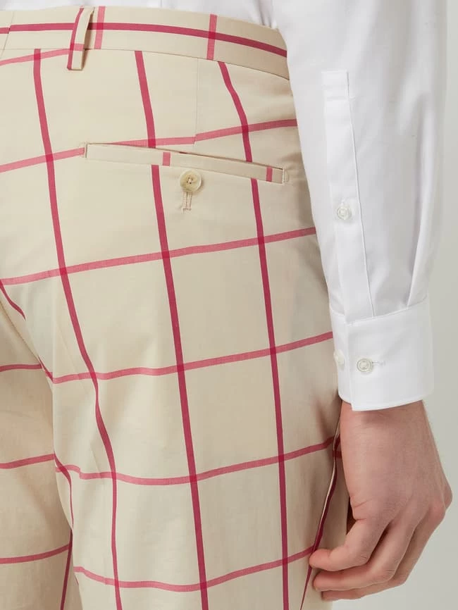 Schlussverkauf ⌛ CG - Club Of Gents Anzughose Mit Stretch-Anteil Modell 'Cruz' - Beige ? – Bild 3