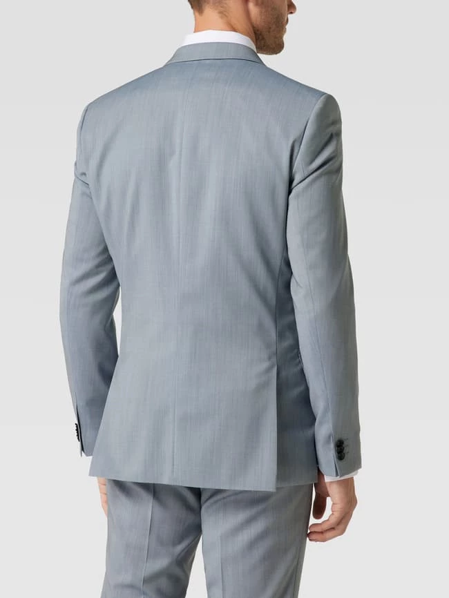 Großhandel ? HUGO Extra Slim Fit Anzug Mit Strukturmuster Modell 'Arti / Hesten' - Rauchblau ? – Bild 5