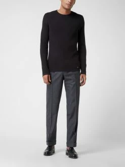 Blitzangebot ✨ Hiltl Anzughose Aus Schurwolle Modell 'Milano' - Anthrazit ❤️