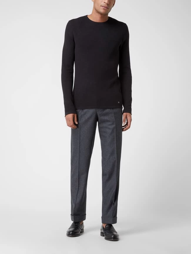 Blitzangebot ✨ Hiltl Anzughose Aus Schurwolle Modell 'Milano' - Anthrazit ❤️