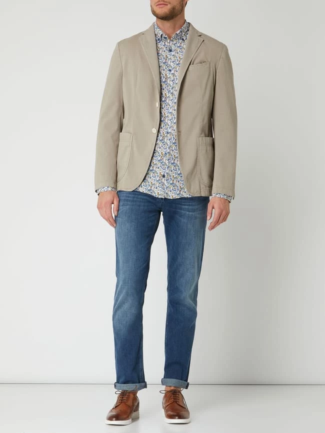 Coupon ? JOOP! Collection Slim Fit 2-Knopf-Sakko Mit Webstruktur Modell 'Holly' - Beige ?