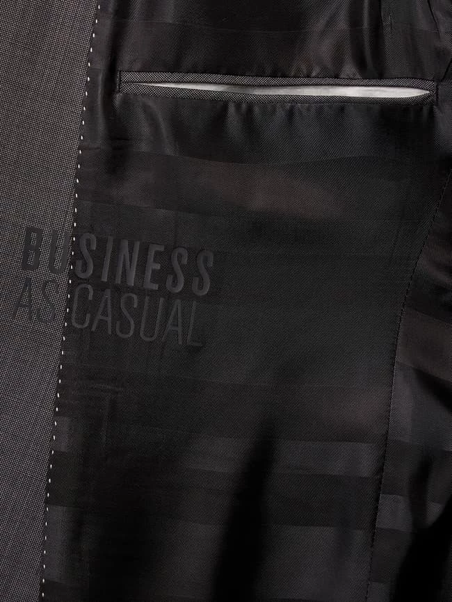 Blitzangebot ? S.Oliver BLACK LABEL Slim Fit 2-Knopf-Sakko Mit Stretch-Anteil - Dunkelgrau ⭐ – Bild 4