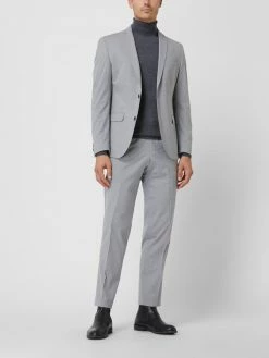 Aktion ? S.Oliver BLACK LABEL Slim Fit Anzughose Mit Stretch-Anteil Modell 's.Opure' - Hellgrau ?