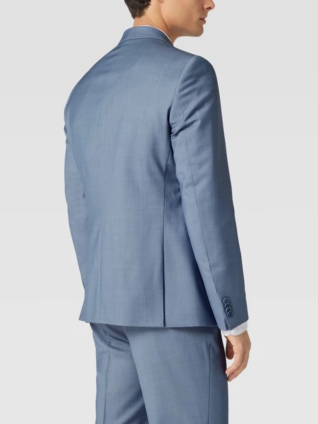 Bestpreis ? CG - Club Of Gents Slim Fit 2-Knopf-Sakko Mit Zier-Detail - Hellblau ✨ – Bild 5