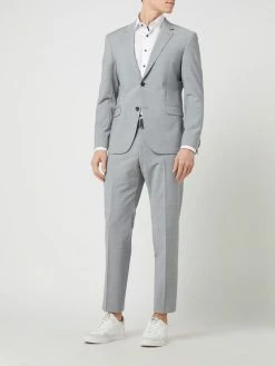 Brandneu ? Strellson Slim Fit 2-Knopf-Sakko Mit Stretch-Anteil Modell 'Aidan' - Hellgrau ?