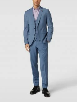 Großhandel ? Cinque Hose Mit Bügelfalten Modell 'Monopoli' - Rauchblau ?