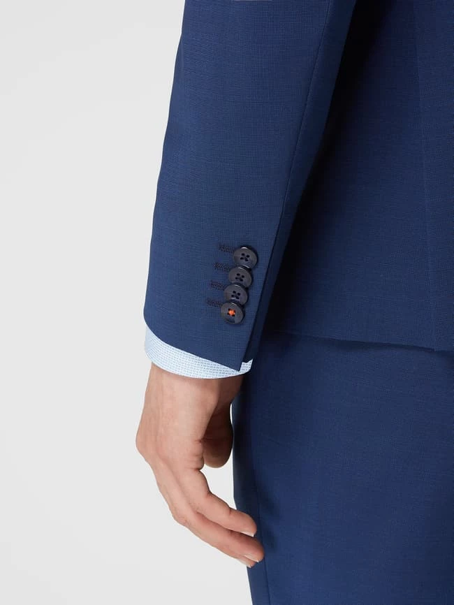 Bestpreis ❤️ Roy Robson Extra Slim Fit Anzug Mit Schurwoll-Anteil - Blau ? – Bild 3