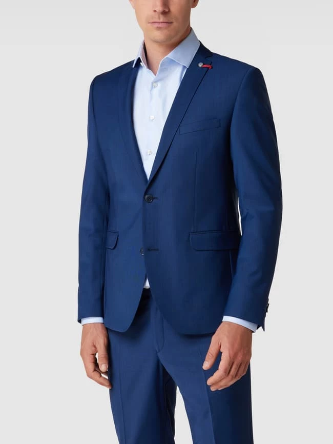 Top 10 ? CG - Club Of Gents Slim Fit 2-Knopf-Sakko Mit Stretch-Anteil - Royalblau ? – Bild 4