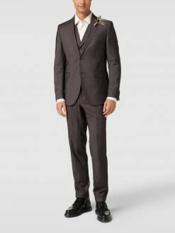 Bestes Angebot ⭐ CG - Club Of Gents Regular Fit Bundfaltenhose Mit Label-Detail Modell 'Paco' - Rot ?