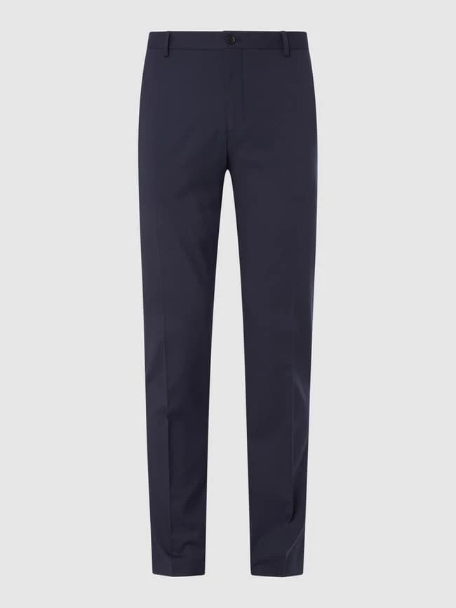 Billig ? Selected Homme Anzug-Hose Mit Stretch-Anteil - Marineblau ?