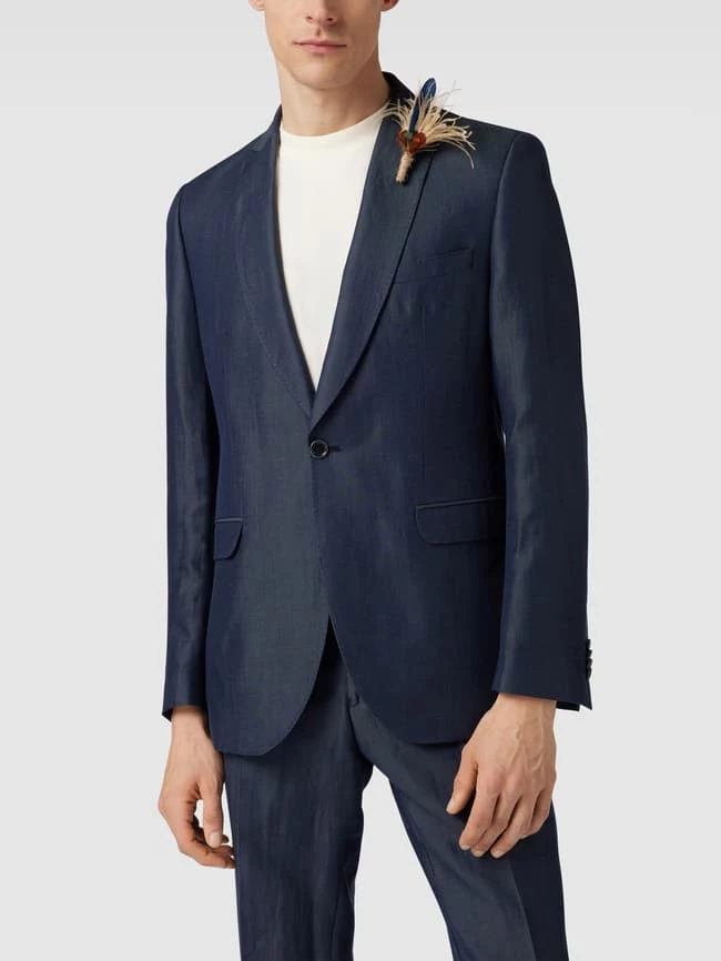 Angebote ? CG - Club Of Gents Sakko Mit Reverskragen - Blau ? – Bild 4