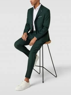 Aktion ? Cinque Anzugshose Mit Bügelfalten Modell 'Sand' - Dunkelgrün ?