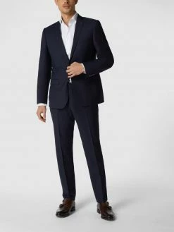 Coupon ? Roy Robson Slim Fit 2-Knopf-Sakko Aus Schurwolle 'Techno Suit' - Marineblau ?