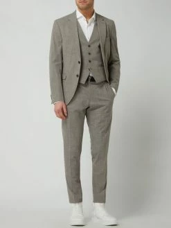 Coupon ? MCNEAL Slim Fit 2-Knopf-Sakko Mit Stretch-Anteil - Beige ⭐