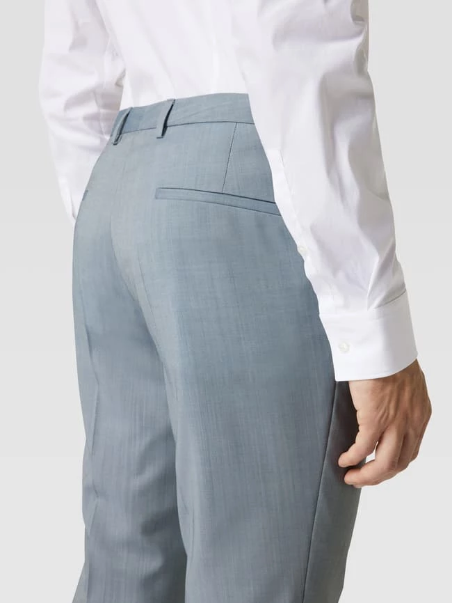 Großhandel ? HUGO Extra Slim Fit Anzug Mit Strukturmuster Modell 'Arti / Hesten' - Rauchblau ? – Bild 6