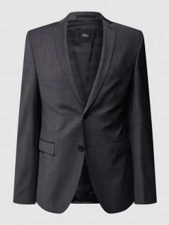 Blitzangebot ? S.Oliver BLACK LABEL Slim Fit 2-Knopf-Sakko Mit Stretch-Anteil - Dunkelgrau ⭐