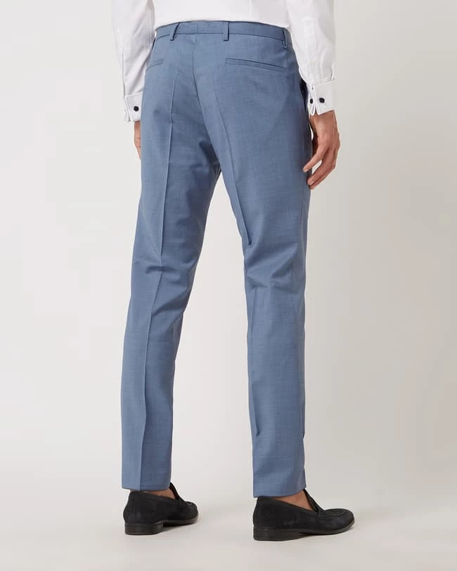 Top 10 ? CG - Club Of Gents Slim Fit Anzughose Aus Schurwolle YOUR OWN PARTY By CG – CLUB Of GENTS - Hellblau Meliert ? – Bild 6