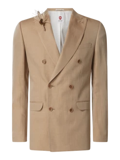 Billig ? CG - Club Of Gents Slim Fit Sakko Mit Leinen-Anteil Modell 'Percy' - Beige ?