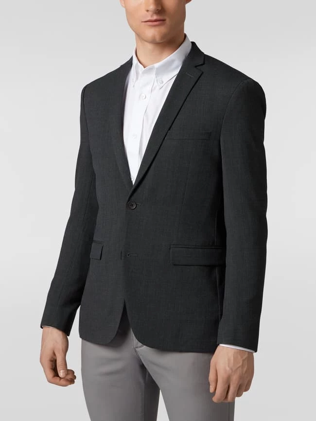 Top 10 ✔️ Esprit Collection 2-Knopf-Sakko Mit Woll-Anteil - Anthrazit ? – Bild 4