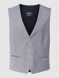 Auslauf ⌛ MCNEAL Weste Mit Allover-Muster - Blau ?