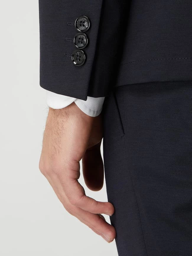 Bester Verkauf ✔️ Daniel Hechter 2-Knopf-Sakko Aus Jersey - Marineblau ? – Bild 3